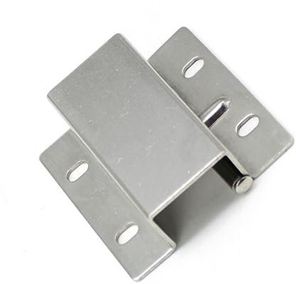 Zerodeko 2pièces Charnière Armoire à Battant Mobile Acier Inoxydable Charnière De Porte Silencieuse Épaissie Acier Pour Porte