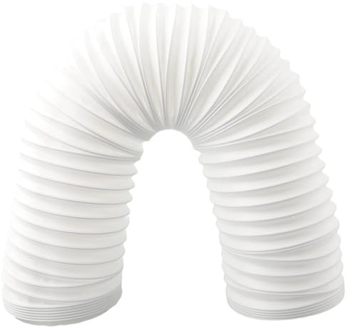 Tubo di scarico for condizionatore d'aria, tubo di scarico for condizionatore d'aria, prolunga for condotto, tubo di scarico portatile bianco da 1 m, miglioramento della casa Per Climatizzazione(15x10