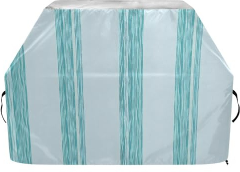 JUMBEAR Grillabdeckung, bunte Streifen, passend für Weber, Brinkmann, Char-Broil – robuste große Grillabdeckungen, UV- und wasserdicht, reißfest (165 x 63,5 x 114 cm)