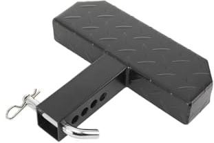 Lfhelper Trittstufe Trittbrett Heckauftritt Auftritt Hinten Anhängerkupplungsstufe, Stoßstangenschutz, LKW-Stufe Anhängerkupplung, Anhänger-Abschlepptritt mit Stift für Pickups, Trucks, SUVs