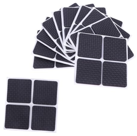 HONITANO Tappetini Antiscivolo Per Mobili in Eva 4x4 Cm, Protezioni Adesive Antifrizione Per Pavimenti, Ferma Mobili Silenziosi Per Sedie e Tavoli, Confezione Da 10 Pezzi
