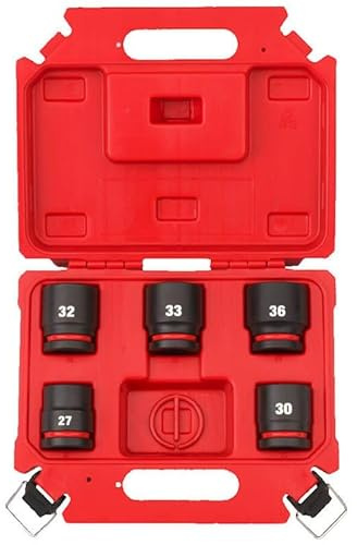 Milwaukee 4932498751 Juego de llaves de impacto de 1 pulgada (5 piezas)