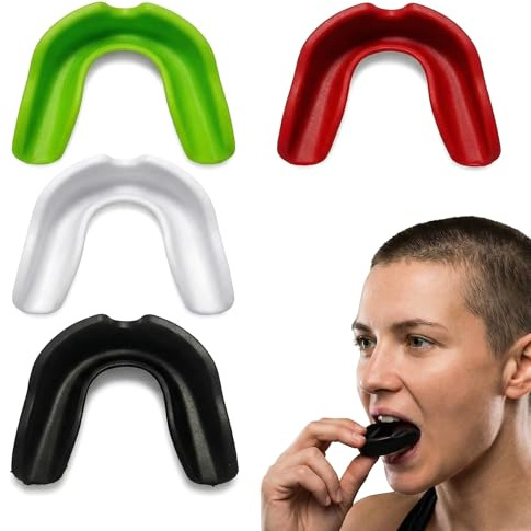 BAUCH 4PCS Protège-Dents Sport Premium,Protege Dent Rugby Boxe Protège Dents,pour Le Rugby, MMA, Hockey, Judo, Karate, Les Arts Martiaux,la Boxe