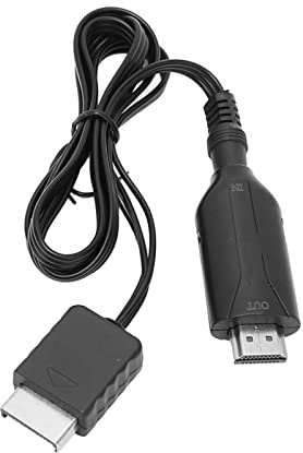 Generic Cable Convertidor de Vídeo HD para y, Cable Adaptador de Consola de Juegos Plug and Play de Rendimiento Estable para TV y Monitor, Ligero Portátil para Jugadores, Tamaño ABS 39,3 Pulgadas