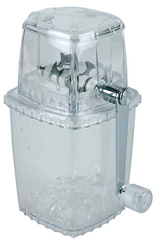 Buddy's Bar - Trituradora de Hielo, Transparente con Cuchillos de Acero Inoxidable, Robusto y Duradero para la producción de Hielo picado