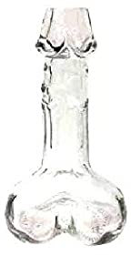 BLUSUPERSHOP bottiglia di vetro 100 ML piccola bottigliette forma pene con tappo sughero PER ADDIO AL NUBILATO LIMONCELLO LIQUORI forme particolari portachiavi amuleti omaggio