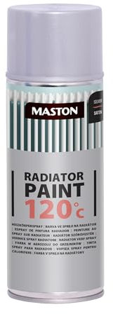 Maston Spray Paint Radiator Silver Satin 400ml
