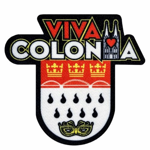 Aufnäher Köln Viva Colonia Patch cologne kölle Karneval