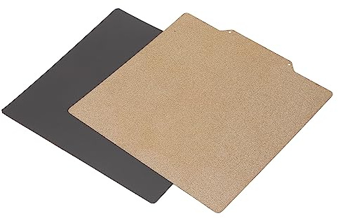 Bauplatte für 3D-Drucker, 200 X 200 Mm, Doppelseitige, mit PEI-Pulver Besprühte Magnetische Federstahlplattenplattform, Bauplatte mit Beheiztem Bett, Flexible Federstahlplattform