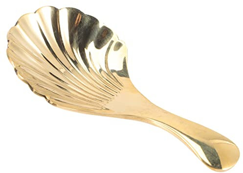 PHENOFICE Teelöffel Für Losen Tee Messingschaufel Zum Schöpfen Kaffeelöffel Für Küche Zuckerschaufel Teeblattlöffel Kaffeebohnenschaufel Schaufeln Für Kanister Getreidelöffel