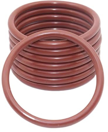 O-Ring aus braunem Fluorkautschuk, 2mm x 16mm x 20mm Hochtemperatur- und korrosionsbeständiger Dichtungsring