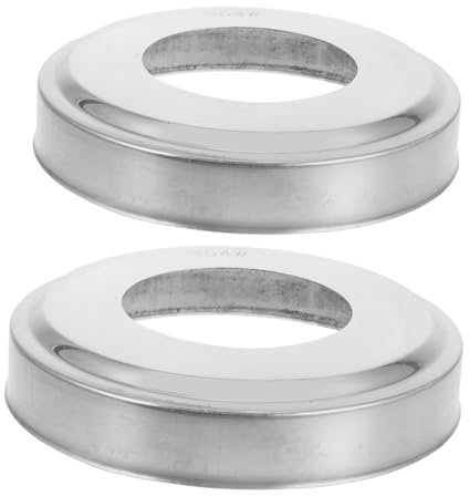 CIYODO 2pcs Stainless Steel Escutcheons Plate Pool Ladder Escutcheons Covers for Inground Pool Ladder Handrail Covers Spare Parts Steps