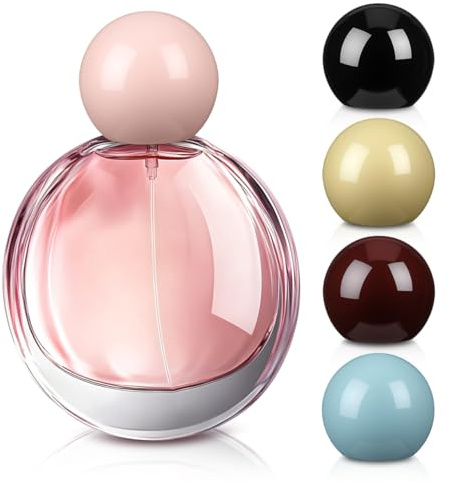 Healvian 5 Pcs Perfume Ball Cover Replacement Caps Perfume Bottle Lid Spray Bottle Topper Lid Spray Nozzle Cap for Bottles Portable Cologne Sprayer Top for Dates Parties Office