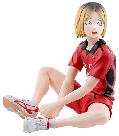 YLEAFUN Kozume Kenma Figur Anime Sitting Figure Statue PVC Actionfigur Modell Collection Desktop Dekoration 14cm