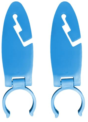 Paddelboard Flossen Clips - 2er Set Verstellbare Klemmhalterung Für Stand Up Paddle Boards, Ausziehbar Halteclips | Wassersportzubehör Für Kinder, Jugendliche & Erwachsene