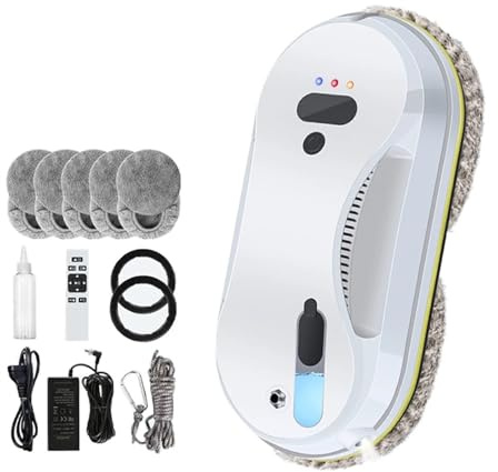Robot De Limpieza Por Pulverización De Agua, Limpiador De Ventanas, Robot Eléctrico, Limpiador De Ventanas Automático, Control Remoto, Imán Inteligente Anticaída(HCR-9)