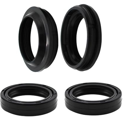 AYrMtH Joint d'huile d'amortisseur de Fourche Avant for Moto YZF R1 YZFR1 1998 1999 2000 2001 41x53x8/41 53 8(Oil and Dust Seal)