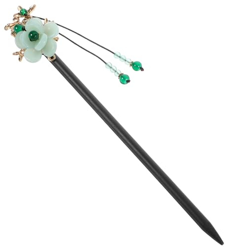 Gatuida Bacchetta Per Capelli in Legno Decorazioni Floreali e Nappe Stile Cinese Per Chignon Accessori Per Capelli Vintage Regalo Per Donne Ragazze
