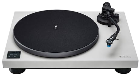 Technics Direct Drive Turntable System with Bluetooth Connectivity, with Audio-Technica AT-VM95C Cartridge, Grey (SL-40CBTB-H)