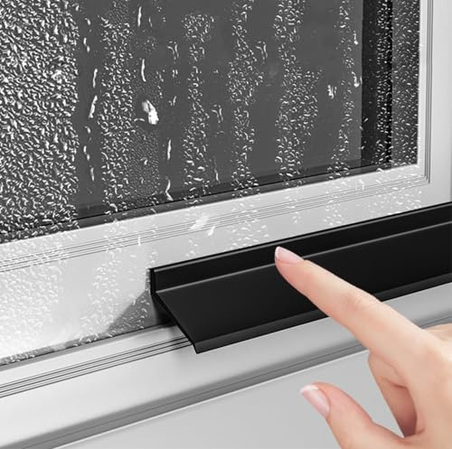 BLUEZY Selbstklebender Tür Regenschutz, Gummidichtungen Für Türen Und Fenster, Verhindert Rückfluss Von Regenwasser Regenschutzleiste Für Haus- Und Autofenster 4.5cm,0.5m(1.6ft)