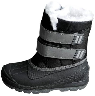 Winter Snow Boots Outdoor Winter wellies, Kids Boys Girls Waterproof Hiking Walking Boots Non Slip Warm Fur Lined School Shoes ski suits footwear