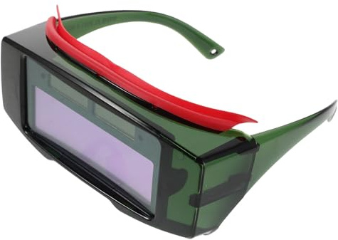 Veemoon Lunettes de Soudage à Assombrissement Automatique Lunettes de Sécurité Résistantes aux Chocs en Plastique Protection Oculaire pour Soudage Meulage et Découpage Usage