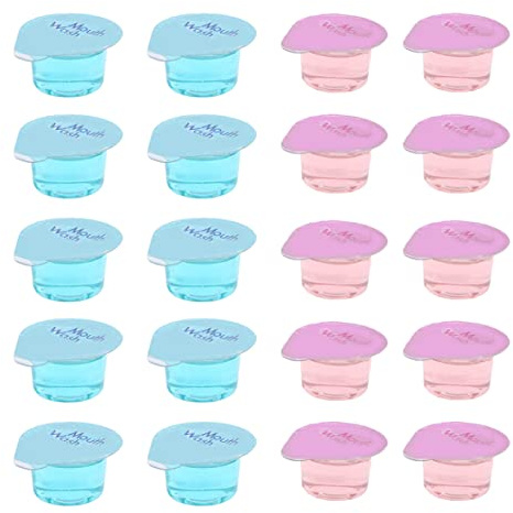 Rince-bouche jetable 20 pièces, liquide de bain de bouche Portable pour une haleine fraîche, soins des gencives, hygiène buccale, blanchiment des dents, utilisation en voyage
