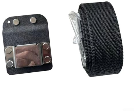 Drill Belt Clip Holder for Impact Drivers - Tool Belt Accessory for Drills, Fits Up to 2 Inches Wide Belts, Made of Nylon and Stainless Steel, Lightweight 65g