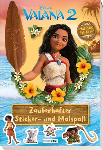 Disney Vaiana 2: Zauberhafter Sticker- und Malspaß: Sticker- und Malblock