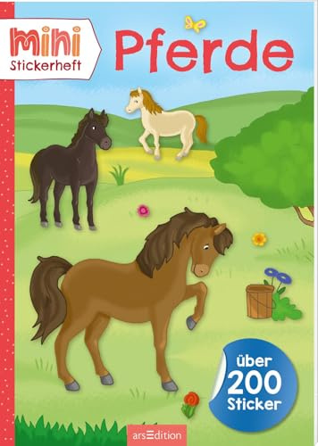 MINI-Stickerheft – Pferde: Über 200 Sticker | Stickerheft im praktischen Mitnahmeformat für Kinder ab 4 Jahren