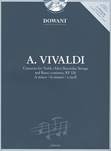Vivaldi: Concerto in a Minor for Treble (Alto) Recorder Strings and Basso Continuo Rv108