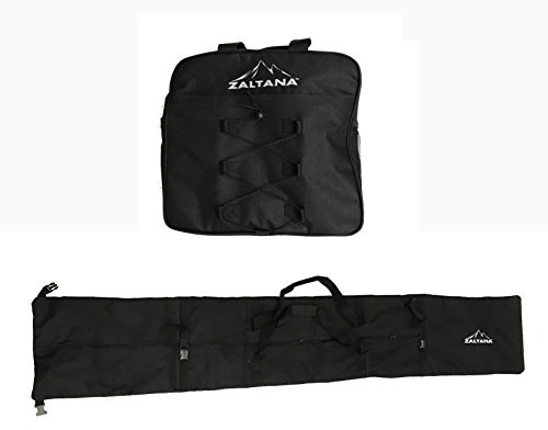 Zaltana Padded SKI Carrier Bag, Rack, Holds ski Boots Bag Combo SKB12