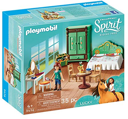 PLAYMOBIL DreamWorks Spirit 9476 Luckys Schlafzimmer, Ab 4 Jahren
