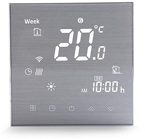WiFi Smart Thermostat Water Heating-Programmable WiFi Thermostats for Home(2019Update) Wireless Digital Temperature Controller, Remote Control Room Thermostat Compatible with Alexa Google Home 3A