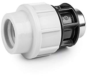 PE Rohr Verschraubung Fittings Klemmfitting Kupplung Innengewinde IG für Verlegerohr Rohrverbinder wählbar (20mm x 3/4)