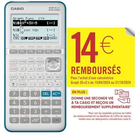 CASIO Graph 35 + E II Python integrierter Taschenrechner