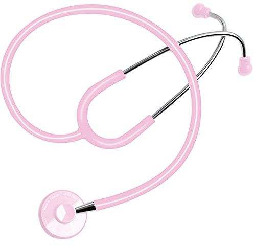 Einkopf Kardiologie Stethoskop für Arzt Krankenschwester Notaufnahmeteams EMT Heimgebrauch Gesundheitswesen-Pink||501