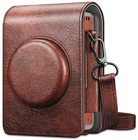 FINTIE Housse Compatible avec Fujifilm Mini Evo Appareil Photo Instantané | Sac de Caméra Voyage Caméra Cover Case Sac avec Bandoulière Amovible