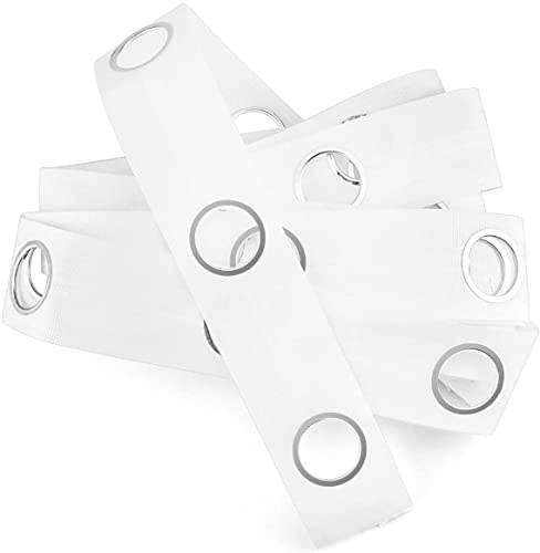 10M(10.9Yards) Eyelet Curtain Tape 40 Rings Sewing Tape Silver Curtains Blinds New