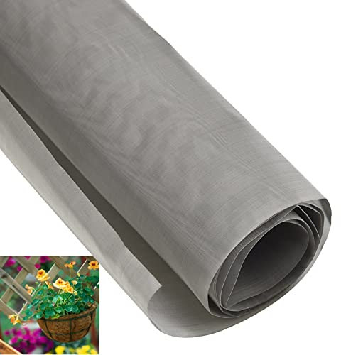 Woven Wire Mesh ,Drahtgitter feinmaschig,80 Mesh Wühlmausgitter Volierendraht Maschendrahtfür Belüftung Schutzgitter Metall Wachmann Garten Bildschirm Schränke Filternetz Nagetier ( Color : Wire diame