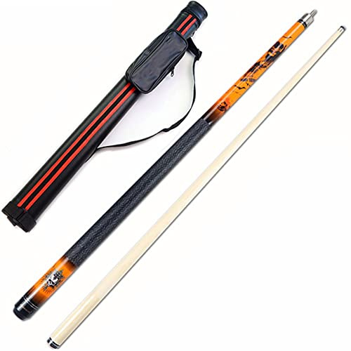 Pool-Queue für Erwachsene 58'' 19-20 Oz 1/2 Jointed Pool Queue Stick mit 11,5 mm Spitzen, geeignet für Männer/Frauen GS24907(Color:c,Size:11.5mm)