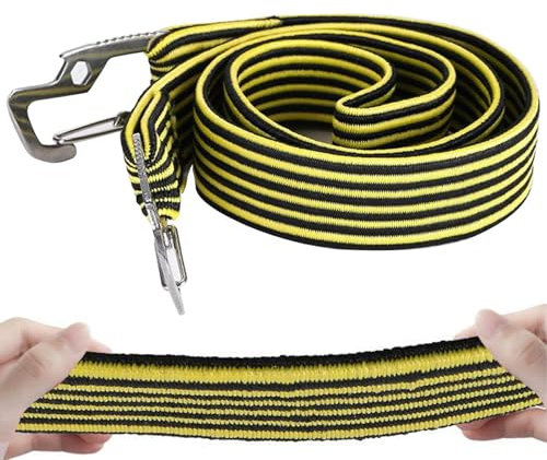 Yianyal Motorcycle Elastic Bungee Cord | Bike Riding Tie Rope,Elasticity Luggage Bands, Multifunctional Hardware With Hook For Bicycles