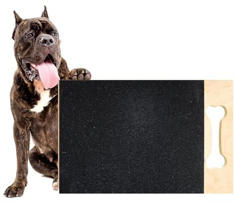 Tabla rascadora para uñas de Perro, Tablero de de uñas para Mascotas, Papel de Lija de Madera Resistente al Desgaste, sin caída de escombros, para un Recorte Grueso, Cuidado de Las Patas