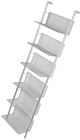 CHICIRIS Étagère de Bibliothèque Debout 6 - étagère de Roulement de Plancher Moderne pour Le Journal Salon Chambre Premium Matériau