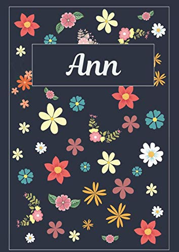 Ann: Tagebuch Malbuch Notizbuch Journal | 120 Seiten | DIN A4 | Blanko | Geschenkidee