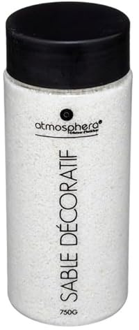 Paris Prix Atmosphera Créateur d'intérieur - Sable Déco Tube 750g Blanc