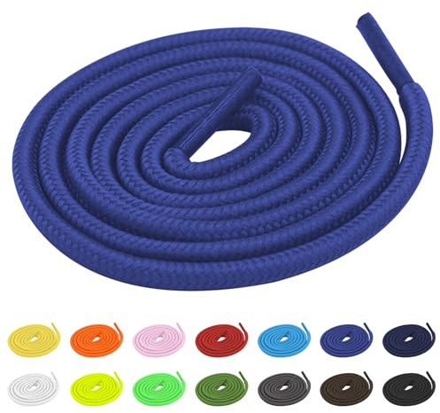 TBOC Lacets Chaussures Rond Couleur Lacet Rond [90-100-120-140-150 cm] Baskets Patin Sport | Compatible avec Converse Nike Air Force Adidas Stan Smith Puma Timberland Vans Unisex