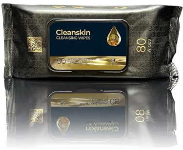 CleanSkin [80 unidades] Toallitas Limpiadoras Seguras de Jabón Verde para Tatuajes, Solución Segura para Curar y Limpiar Tatuajes, sin Alcohol, Perfume, Pelusa, Cuidado del Tatuaje, Tattoo Supplies