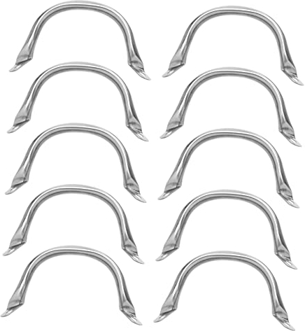 Yardwe 10Pcs Accessori per L'Orecchio del Tubo Pentole in Acciaio Manici per Pentole in Metallo Maniglie di Ricambio per Pentole Manico Universale per Pentole Manico Laterale per Pentole
