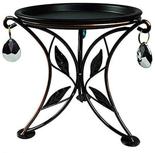 Flisdtry Mini supporto da appoggio in metallo per vaso di fiori, supporto per interni ed esterni